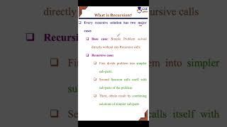CSE Guru – What is Recursion? #recursion #recursivefunction #csegurushorts #shortvideo #shorts #short #shots