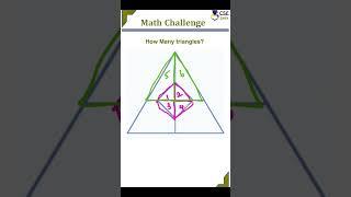 CSE Guru – How many #triangles? #maths #mathstricks #shortvideo #shortsvideo #csegurushorts #math #shorts