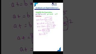 CSE Guru – Evaluate an Expression in C #cseguru #shorts #shortsfeed #shorts_video #shortvideo #cprogramming